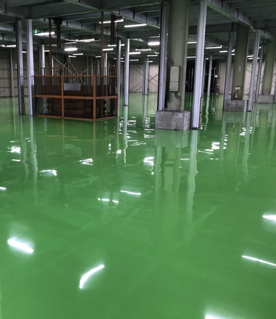 硬質ウレタン工事の施工写真