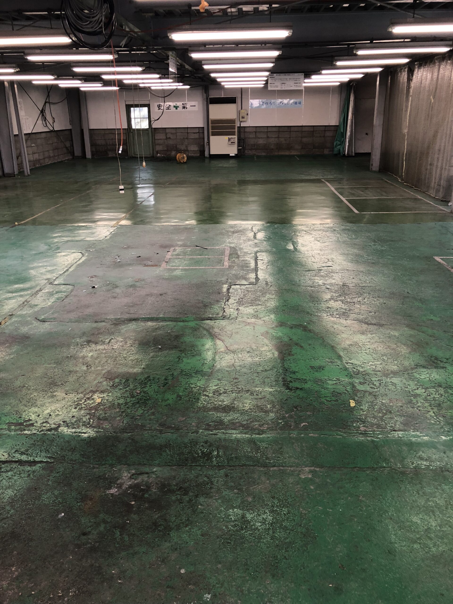 硬質ウレタン工事の施工写真